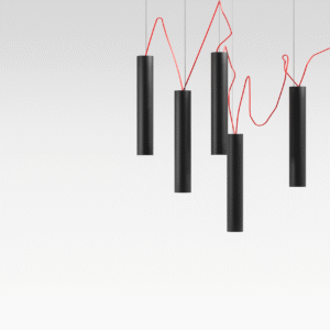 PENDENTE VITTA 8X2W 1480LM 2700K D3X18CM PRETO