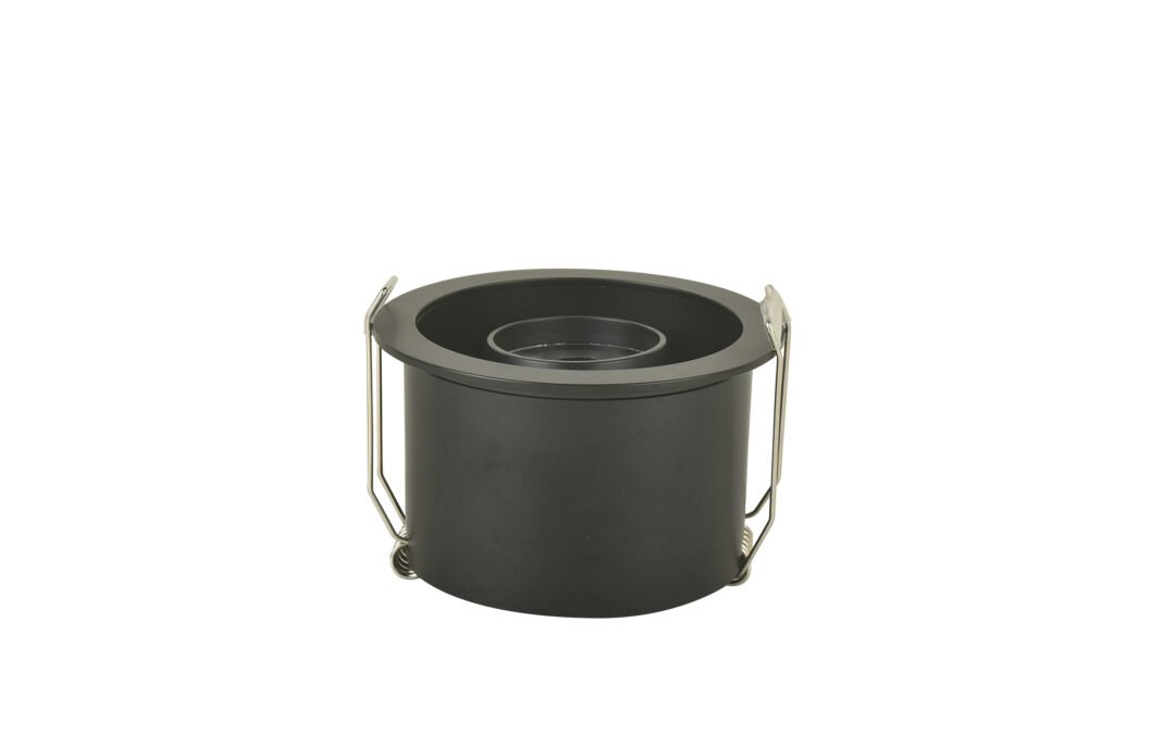DOWNLIGHT DE EMBUTIR OCTO 5W 280LM 2700K 8° D8,2X5,3CM PRETO