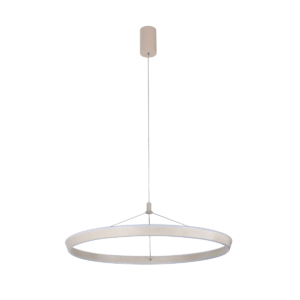 PENDENTE CHARRE 50W 1600LM 3000K D80X28CM AREIA