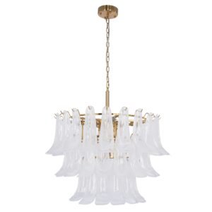 PENDENTE FALDA 12XE14 D80X52CM